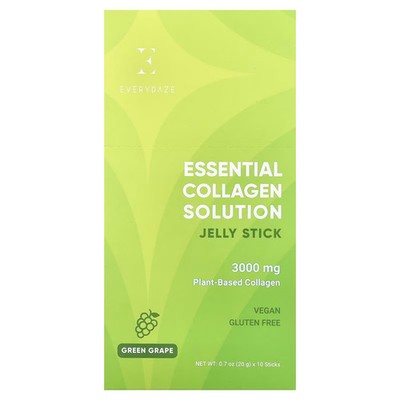 Everydaze Collagen Solution Green 3 3,000 mg 10 Sticks Hair Skin Nails