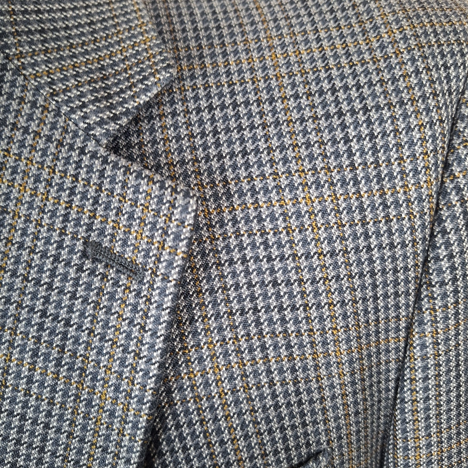 Chaps Multicolor Houndstooth Jacket Blazer Mens 4… - image 2