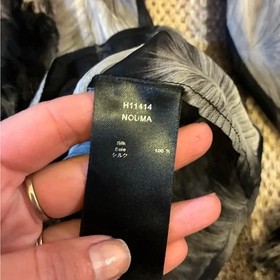 Anne Fontaine Women&rsquo;s Blouse Ruffle Silk Corset Back Fairy Goth Medieval Size 0