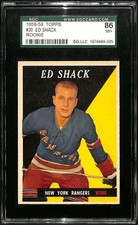 1958 Topps #30 Eddie Shack RC SGC 86 NM+ 7.5 C102990