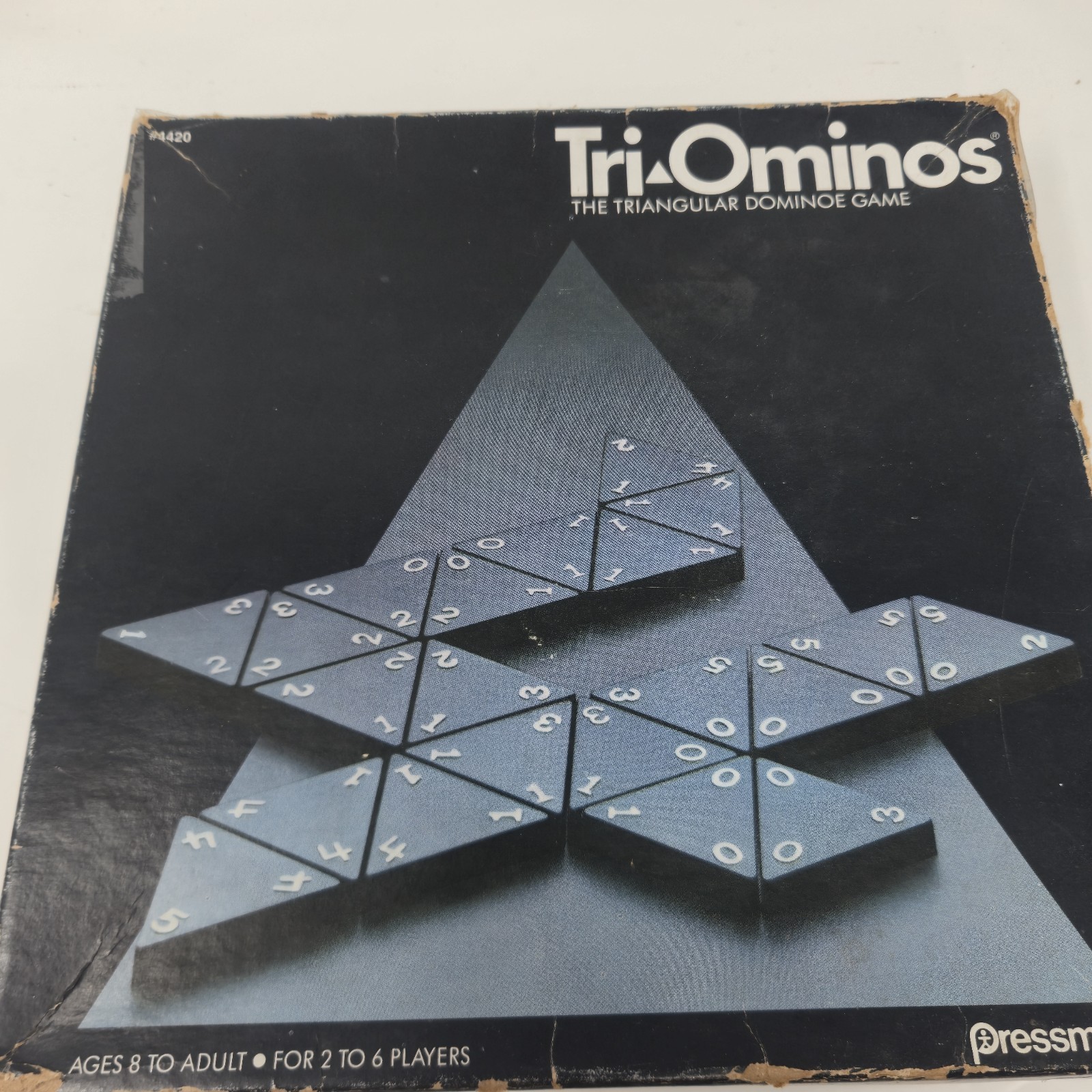 Vintage 1985 TRI-OMINOS Triangular DOMINOE GAME image 4