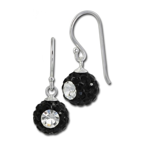 SilberDream Set Di 3 Orecchini In Argento 925 Con Zirconi Neri - SDS812S - 2