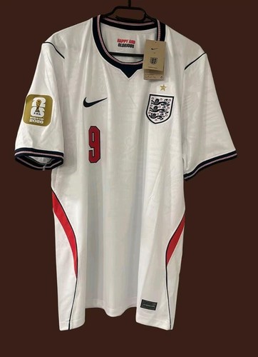England 2026 Home Jersey Harry Kane #9 World Cup 2026 Patch NWT