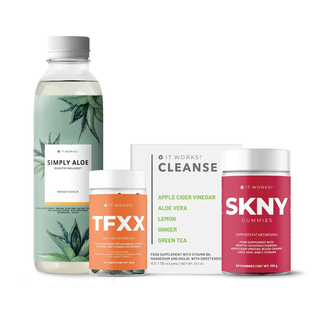 Système Minceur Deluxe It Works lot de 4 contre le relâchement cutané du ventre