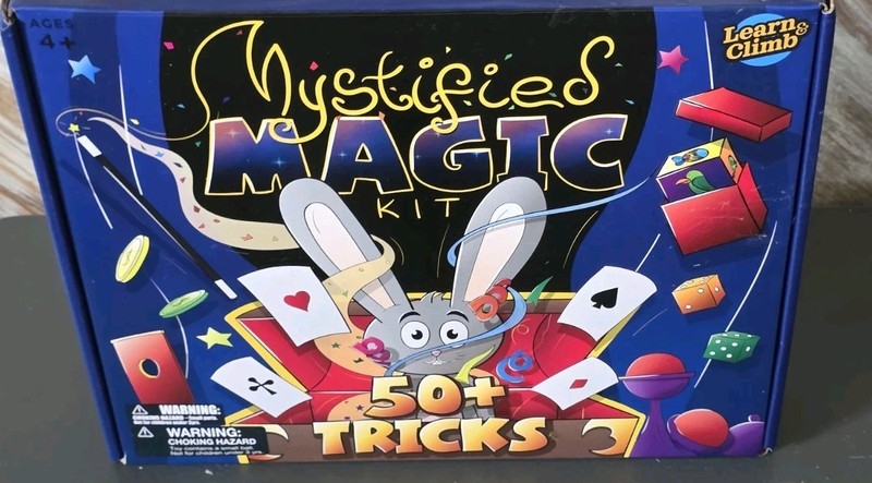 Used 2022 Kids Mistified Magic Kit/50+ Tricks/Learn & Climb-Instructional DVD