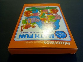 The Electric Company Math Fun Intellivision CIB Complete 1 Overlay Tested Works