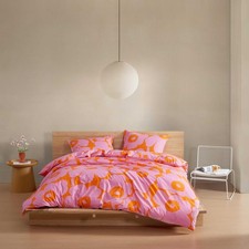 - King Duvet Cover Set, Soft Cotton Bedding for Year Round Comfort, 3 Piece F...