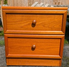 G-Plan Teak Bedside Cabinet/Chest of Drawers Mid Century Albany MCM 