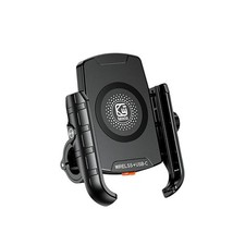 360 Rotation Wireless USB-C Fast Charger Motorcycle Holder Bracket For 4-7"Phone