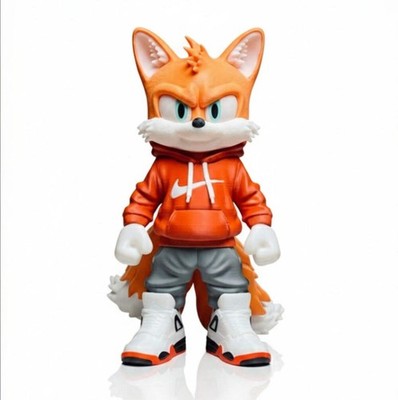 Urban Style Tails Figur - 3D gedruckte Figur - einzigartiges Display Sammlerstück