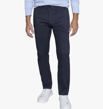 New English Laundry Men's 5 Pocket Pant Straight Fit Active Stretch Blue 36 X 34