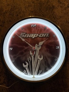 Snap on Tools Neon Clock | eBay