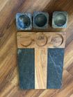 Mark & Graham Wood and Marble Appetizer Serving Platter — photo 2