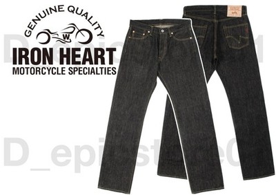 IRON HEART 634S-BK 21oz Black Selvedge Straight Jeans NEW Japan | eBay