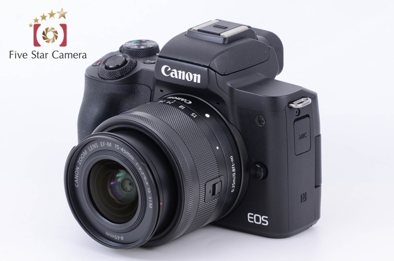 EOS KISS M（WH）/EF-M15-45/EF-M55-200 Canon EOS Kiss M camera w. 15-45mm lens / 55-200mm lens Kit