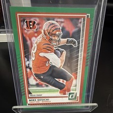 Donruss 2023 Press Proof Green Mike Gesicki #139 Cincinnati Bengals Football