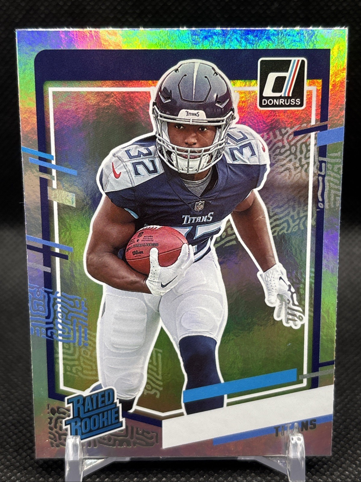 2023 Panini Donruss - Rated Rookie Tyjae Spears #396 No Name (RC)