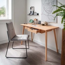 Schreibtisch mit 2 Schubkästen 120cm Massivholz Buche Kernbuche geölt NEU OVP!!!