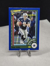 2022 Panini Classics TONY ROMO Light Blue Timeless Tributes /125 #110