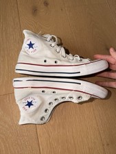 Converse Chuck Taylor All Star High Top White Sneakers M7650 Mens 5 Womens 7