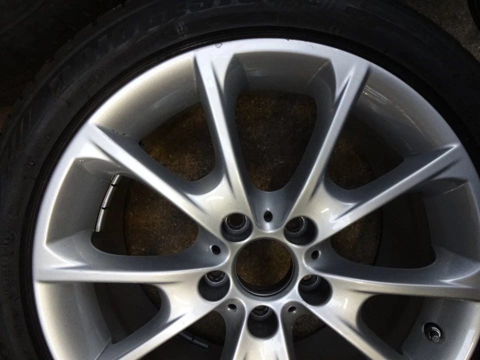 4x Original BMW Sommerräder 225/45 R18 91Y - für 3er F30 F31 4er F32 F33 F36 115 - Bild 4 von 4