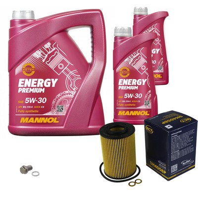 SCT Germany Ölfilter 7 L MANNOL Energy Premium 5W-30 für Hyundai KIA Santa Fé