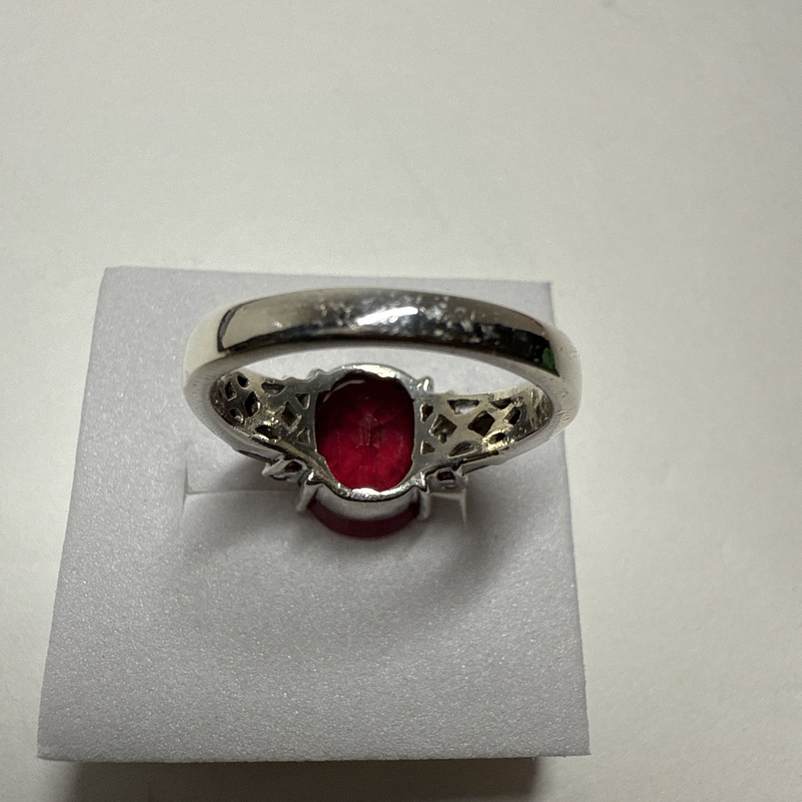 Ruby Ring,  925 Sterling Silver, July Birthstone,… - image 4