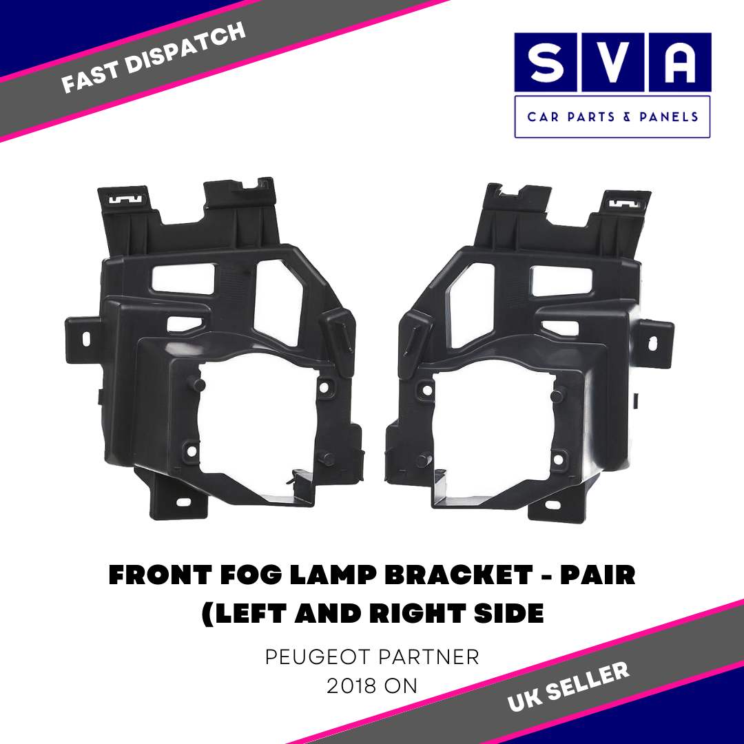 Peugeot Partner 2018> Front Fog Lamp Bracket Left + Right - Insurance Approved