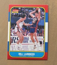 1986-87 Fleer - Bill Laimbeer #61