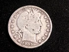 1905-S Barber Half Dollar