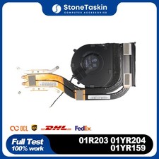 For Lenovo Thinkpad X1 Carbon 6th Gen Heatsink Fan FRU 01YR203 01YR159 01YR204