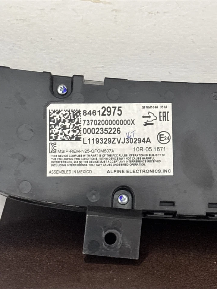 Chevrolet Equinox 2020-2022 aire acondicionado calefacción climatización 84612975 JHLCG Foto 4 de 4