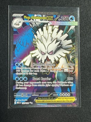 Pokémon TCG: Mega Abomasnow ex 157/132 Full Art Ultra Rare Holo Card NM