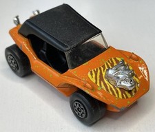 Matchbox SpeedKings SAND CAT BEACH BUGGY K-37 Orange/Lime Vintage 1973 Diecast