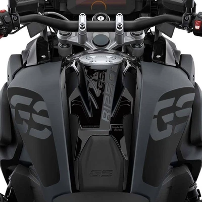 Adhésif 3D Pare-chocs Moto Compatible avec BMW R 1250 GS Triple Black 2021-23 - Photo 1/3