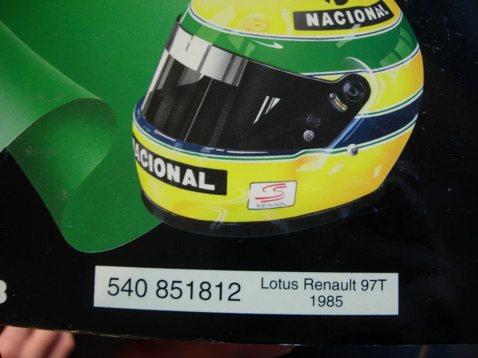 LOTUS RENAULT 97 T 1985 Ayrton Senna 1 18 540 851812 - Photo 4/4