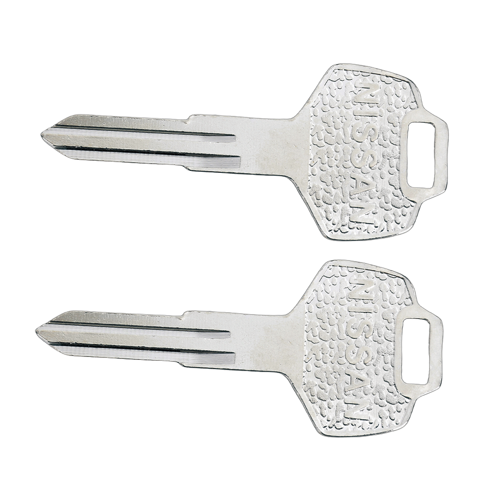 nononさん専用 2PCS Key Blank Uncut Spare For Nissan 84-89 300ZX 89-91 240SX
