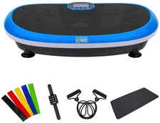 Vibration Plate Exercise Machine Workout Vibration Fitness Platform with Resi...