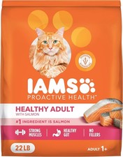 IAMS  Proactive Health  Adult Dry Cat Food - Healthy Adult, Salmon, 22 lb
