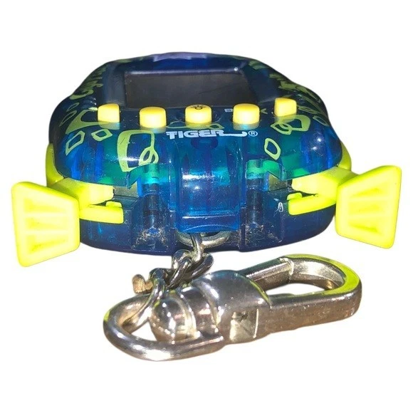 De colección 1998 Tiger Giga Mascotas Rugrats Mascota Digital con Pies y Mosquetón *FUNCIONA Foto 2 de 4