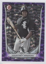 2014 Bowman Draft Top Prospects Purple Ice 30/99 Courtney Hawkins #TP-87 z6b