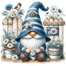 HHMATITS Gnome Diamond Art Kits for Adults, 14x14in 35x35cm ,