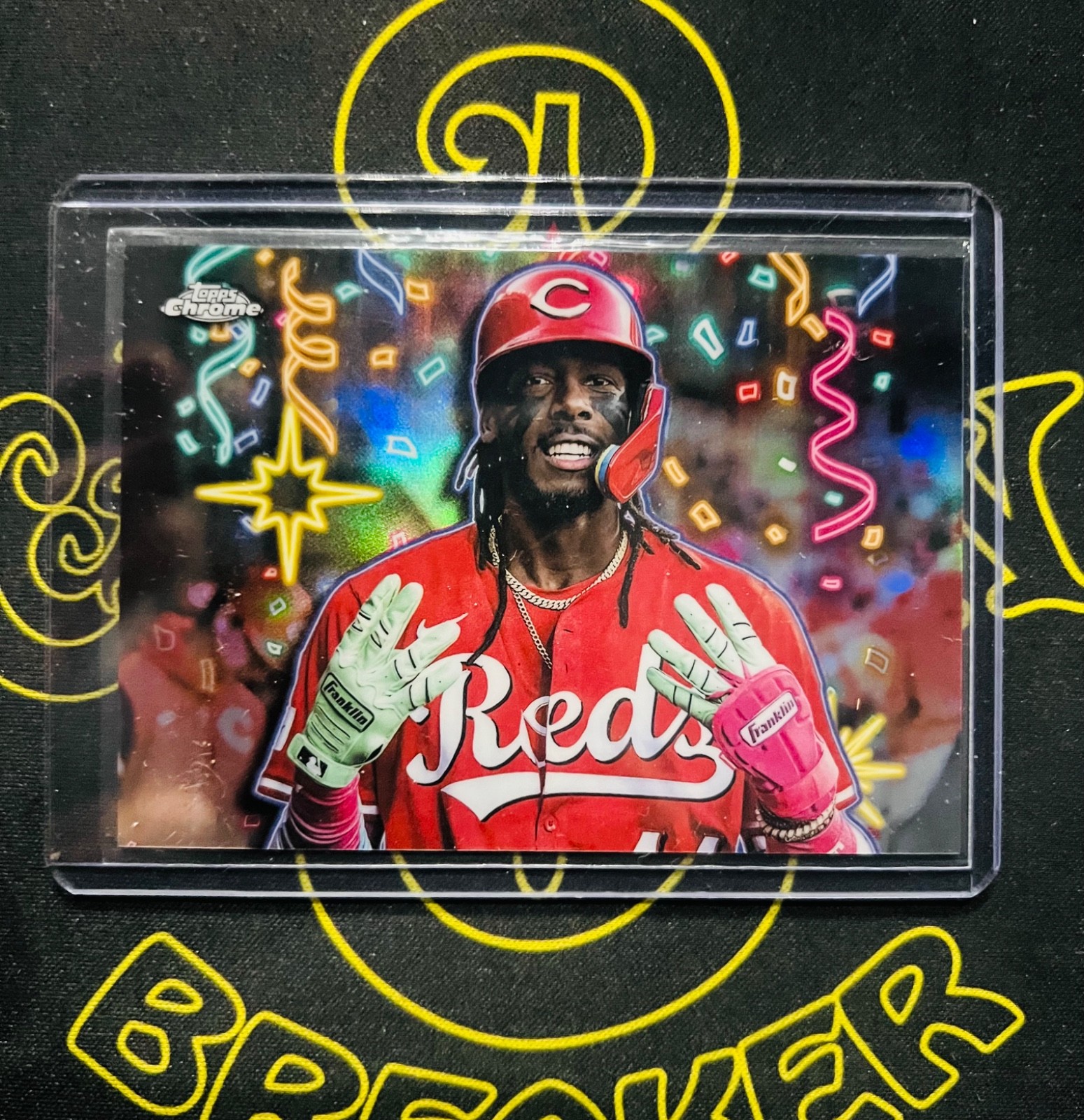 2025 TOPPS CHROME UPDATE - ELLY DE LA CRUZ - CELEBRACION - SSP - #CT-7