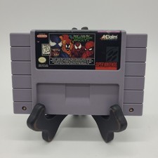 Venom Spider-Man Seperation Anxiety Nintendo SNES Authentic Cartridge Tested
