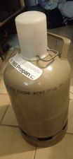 5 Kg Gasflasche grau leer Camping mit Kappe