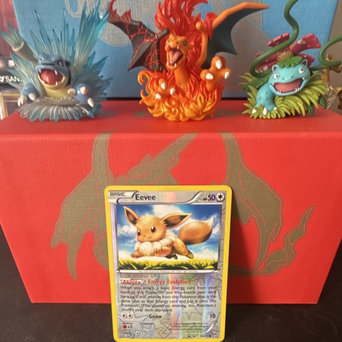 Pokémon TCG Eevee 80/111 Reverse Holo Basic XY Furious Fists 50 HP