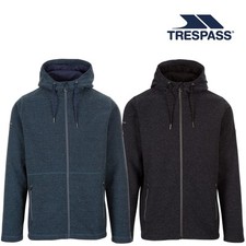Trespass Mens Fleece Full Zip Hoodie 2 Zip Pockets Sheelane