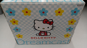 SEGA Dreamcast HELLO KITTY Blue HKT-3000 Kitty Edition w/ Box Working from Japan