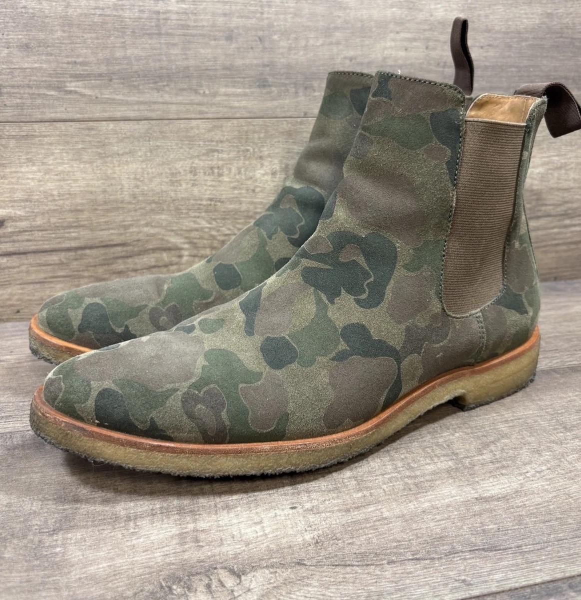 Camouflage Chelsea Boots for Men for sale | eBay UK display picture 3