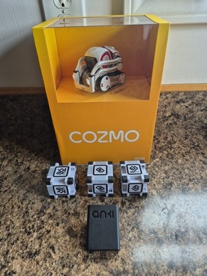 Anki Cozmo Robot Toy With Cubes & Box - No Charging Dock - 